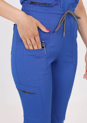 Safir - Saks Mavisi (Tek Alt & Pantolon) - OksijenUniform