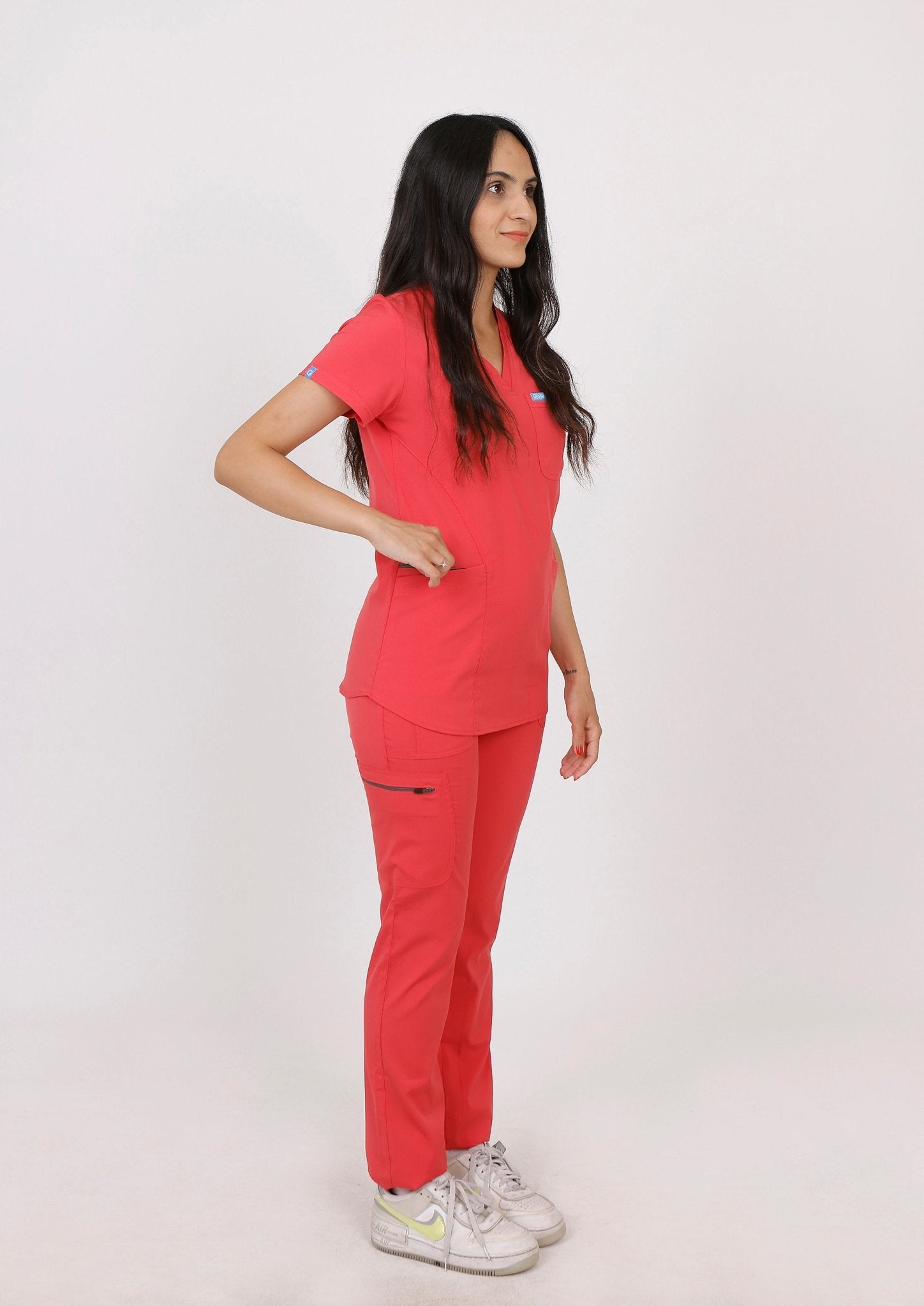 Safir - Nar Çiçeği (Tek Alt & Pantolon) - OksijenUniform