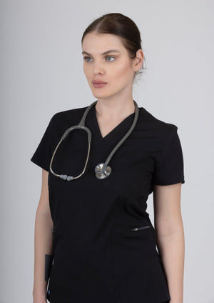 Lyna - Siyah (Tek Üst) - OksijenUniform