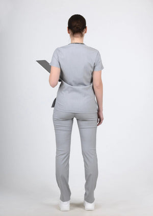 Lyna - Gümüş Gri (Takım) - OksijenUniform