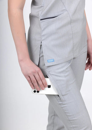 Lyna - Gümüş Gri (Takım) - OksijenUniform