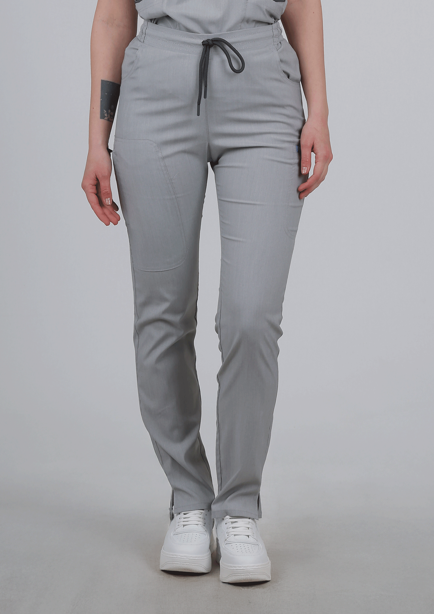 Lyna - Gümüş Gri (Tek Alt & Pantolon) - OksijenUniform