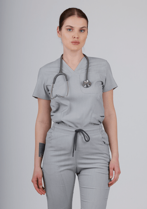 Lyna - Gümüş Gri (Takım) - OksijenUniform