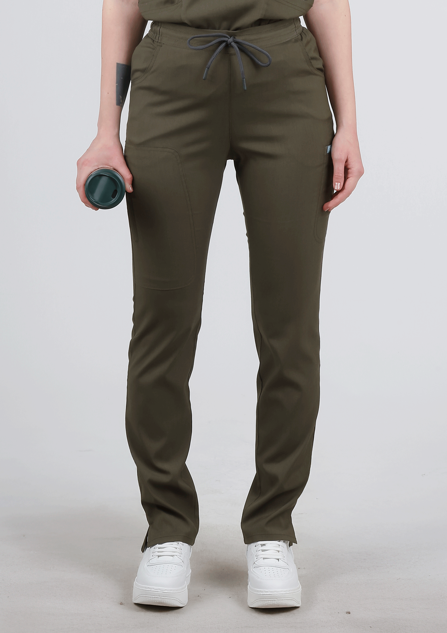 Lyna - Haki (Tek Alt & Pantolon) - OksijenUniform