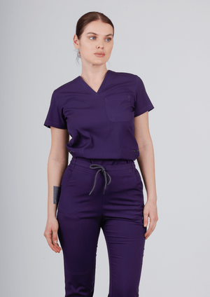 Lyna - Mor (Tek Alt & Pantolon) - OksijenUniform