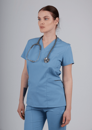 Lyna - Gökyüzü Mavisi (Tek Üst) - OksijenUniform