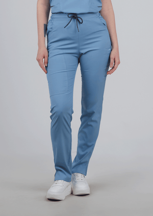 Lyna - Gökyüzü Mavisi (Tek Alt & Pantolon) - OksijenUniform