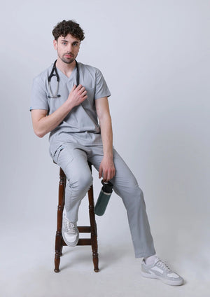 NeonPro - Gümüş Gri (Tek Üst) - OksijenUniform