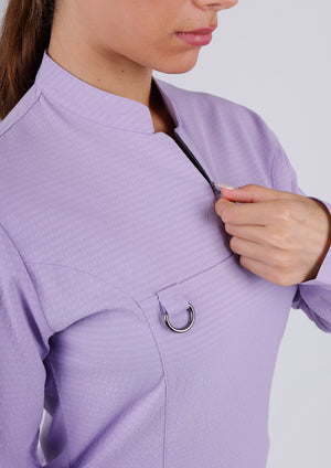 Emerald Gofre (Tesettür) - Lila (Tek Üst) - OksijenUniform