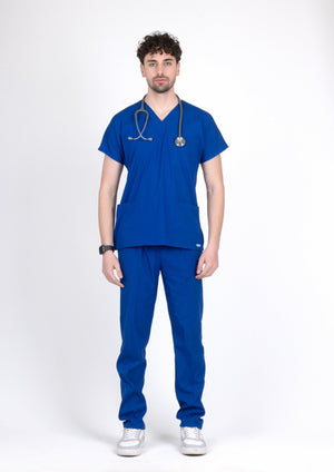 Klasik Premium - Saks Mavi (Tek Üst) - OksijenUniform