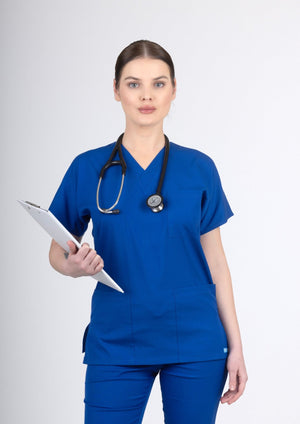 Klasik Premium - Saks Mavi (Tek Üst) - OksijenUniform