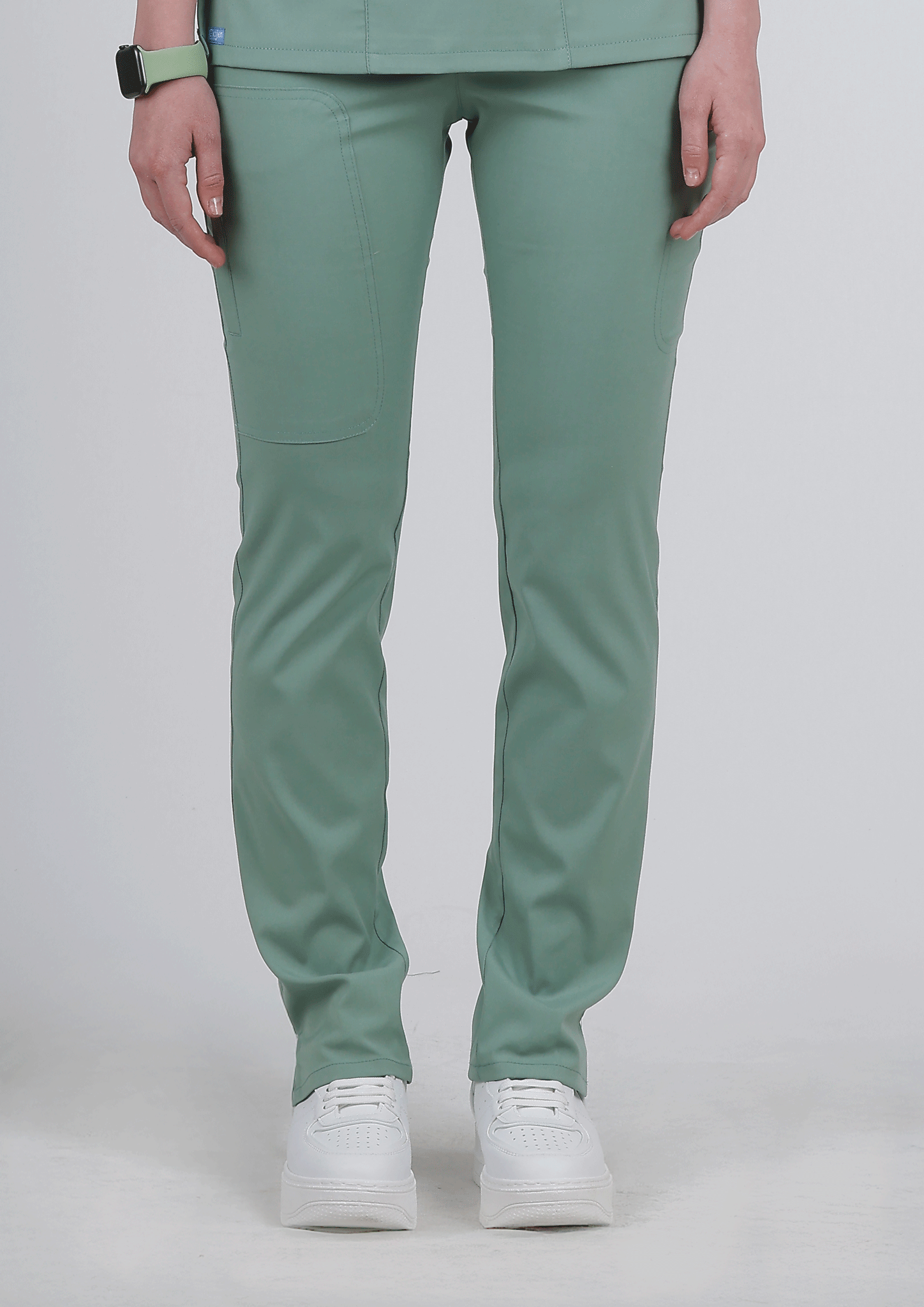 Lyna - Küf Yeşili (Tek Alt & Pantolon) - OksijenUniform