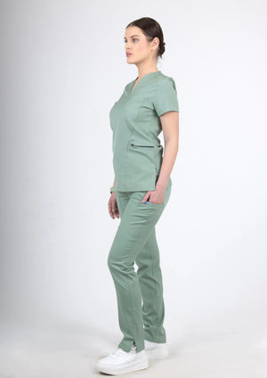 Lyna - Küf Yeşili (Takım) - OksijenUniform