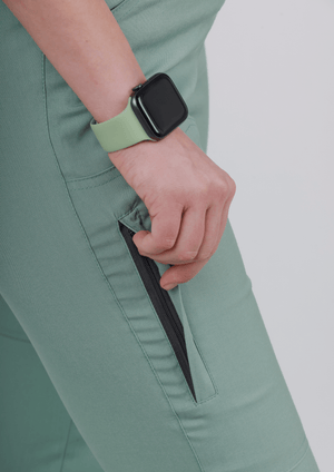 Lyna - Küf Yeşili (Tek Alt & Pantolon) - OksijenUniform