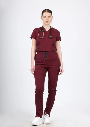 Lyna - Bordo (Takım) - OksijenUniform