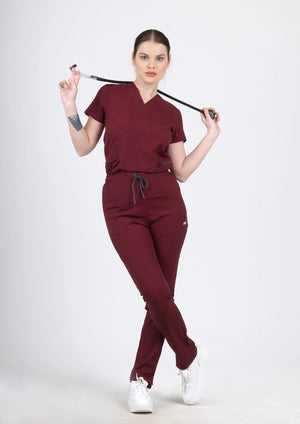 Lyna - Bordo (Takım) - OksijenUniform