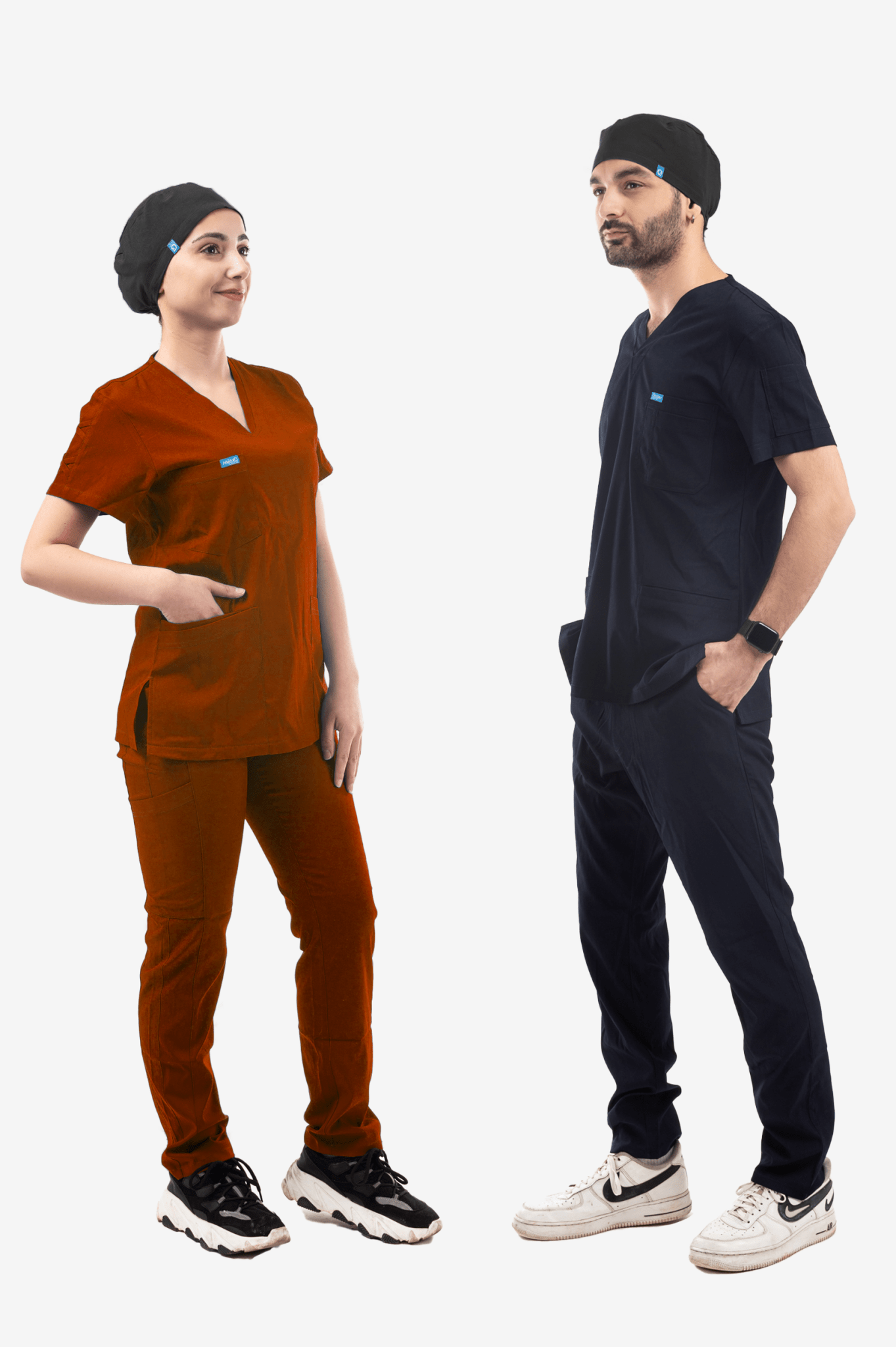 Antrasit Likralı Cerrahi Bone - OksijenUniform