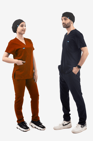 Antrasit Likralı Cerrahi Bone - OksijenUniform