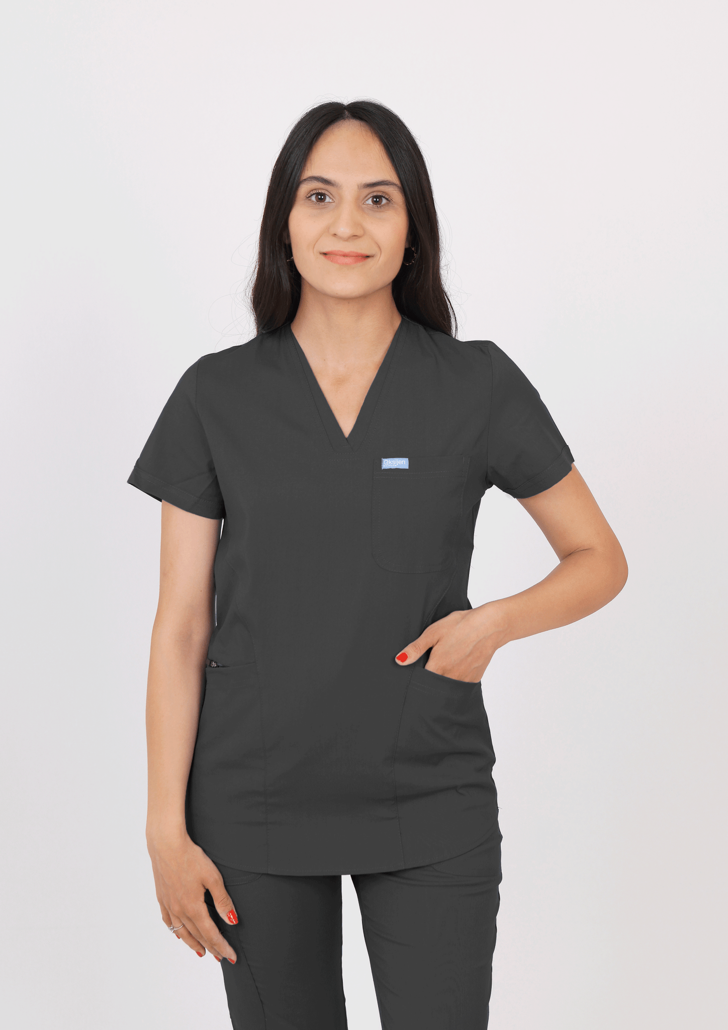 Safir - Antrasit (Tek Üst) - OksijenUniform