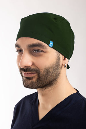 Avcı Yeşili Likralı Cerrahi Bone - OksijenUniform