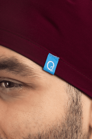 Bordo Likralı Cerrahi Bone - OksijenUniform