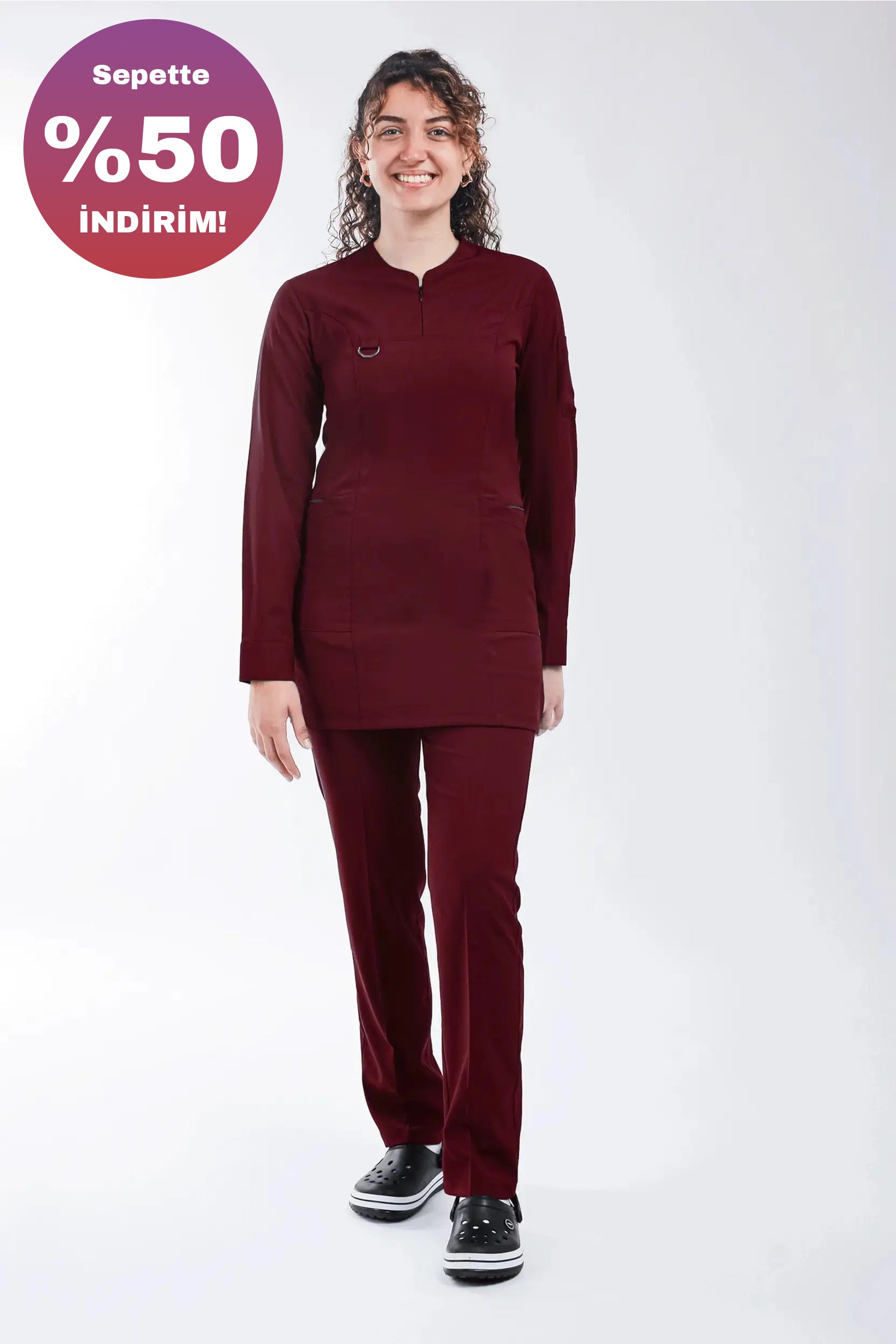 Emerald (Tesettür)- Bordo (Takım)