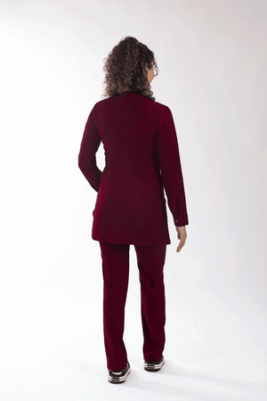 Emerald (Tesettür) - Bordo (Takım) - OksijenUniform