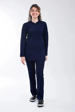 Emerald (Tesettür) - Lacivert (Takım) - OksijenUniform