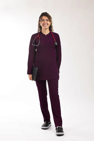 Emerald (Tesettür) - Mürdüm (Takım) - OksijenUniform