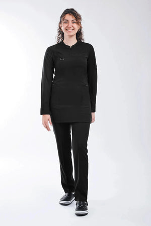 Emerald (Tesettür) - Siyah (Takım) - OksijenUniform