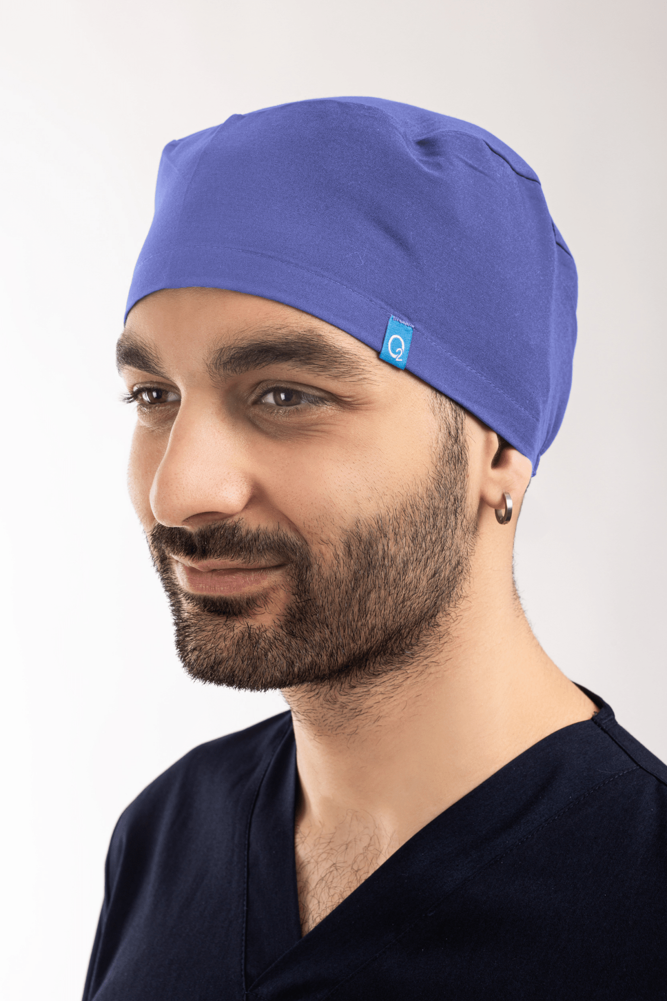 Fırtına Mavi Likralı Cerrahi Bone - OksijenUniform