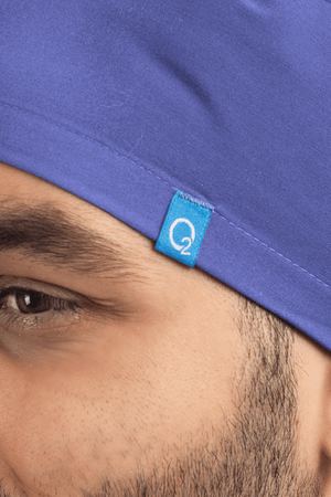 Fırtına Mavi Likralı Cerrahi Bone - OksijenUniform