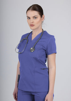 Lyna - Fırtına Mavi (Tek Üst) - OksijenUniform