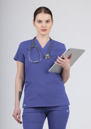 Lyna - Fırtına Mavi (Tek Üst) - OksijenUniform