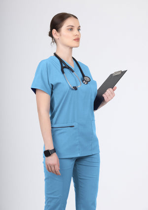 Klasik OksiFlex - Gökyüzü Mavi - (Unisex Takım) - OksijenUniform