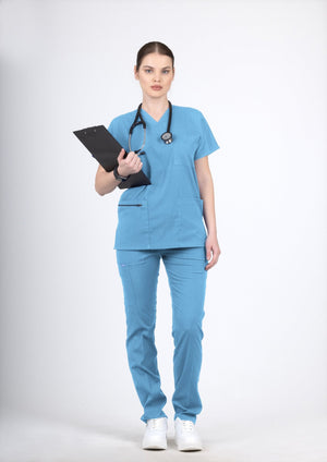 Klasik OksiFlex - Gökyüzü Mavi - (Unisex Takım) - OksijenUniform