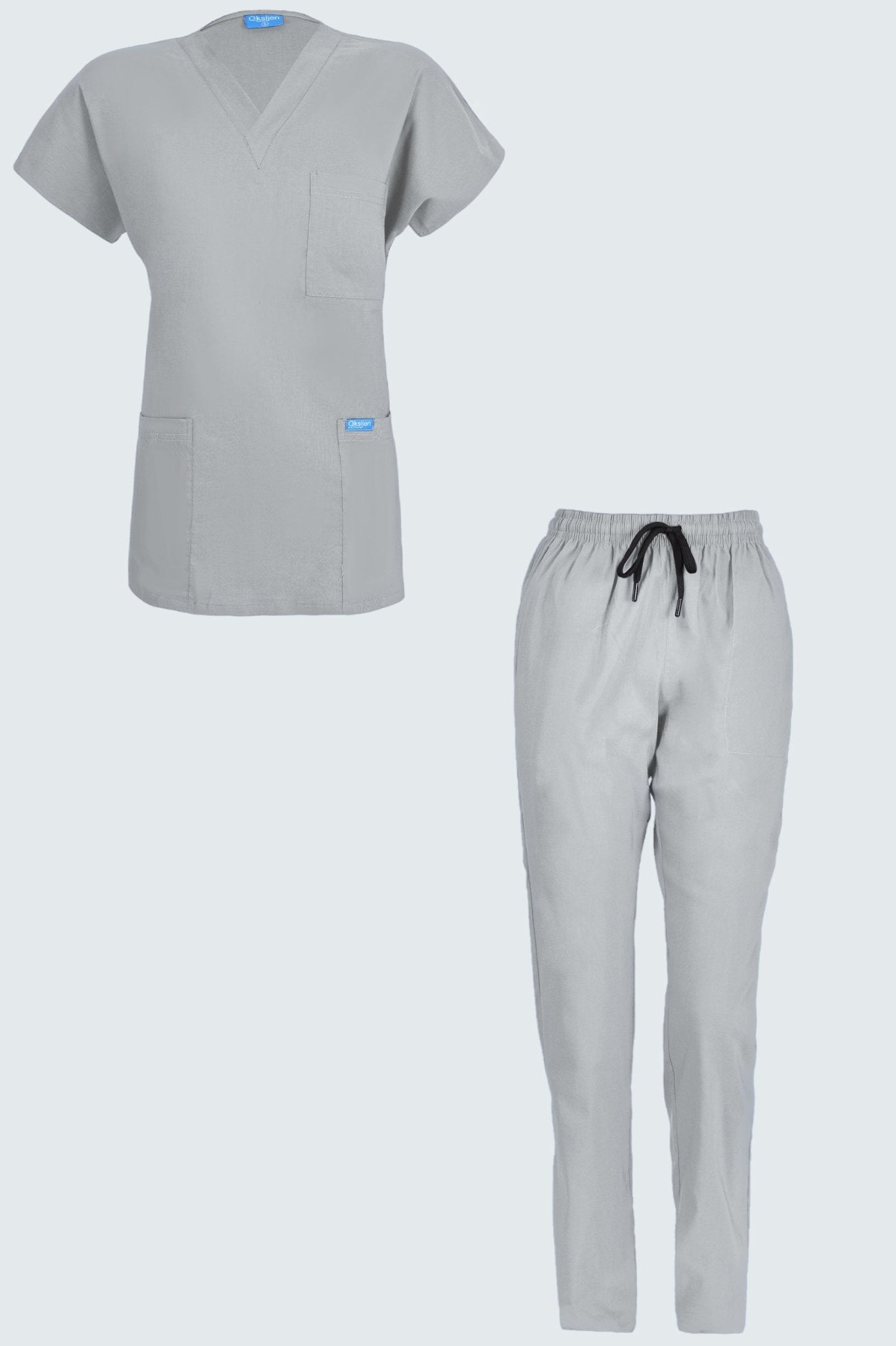 Klasik Premium - Gümüş Gri (Unisex Takım) - OksijenUniform