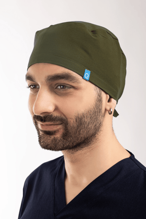 Haki Likralı Cerrahi Bone - OksijenUniform