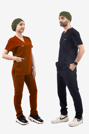 Haki Likralı Cerrahi Bone - OksijenUniform