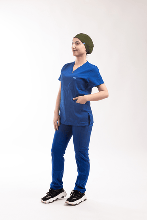 Haki Likralı Cerrahi Bone - OksijenUniform