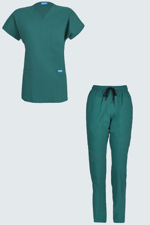 Klasik Premium - Hastane Yeşili (Unisex Takım) - OksijenUniform