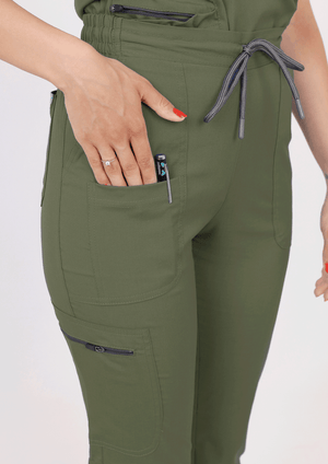 Safir - Haki (Tek Alt & Pantolon) - OksijenUniform