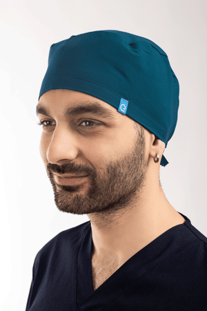 İndigo Likralı Cerrahi Bone - OksijenUniform