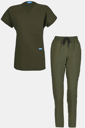 Klasik Premium - Haki (Unisex Takım) - OksijenUniform