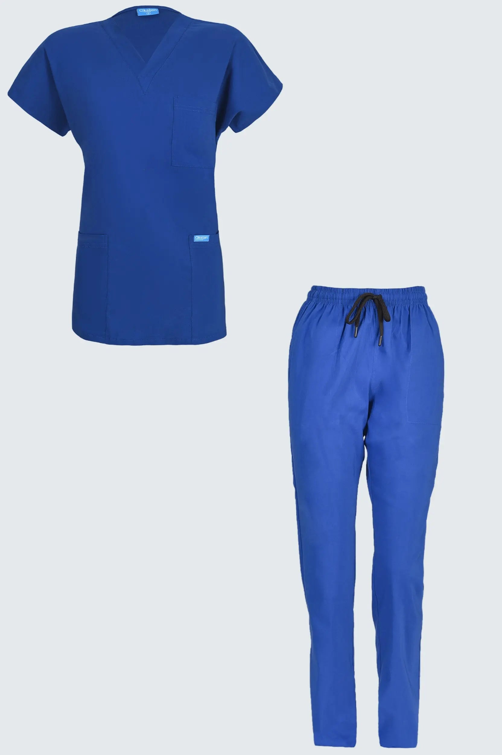 Klasik Premium - Saks Mavisi (Unisex Takım) - OksijenUniform