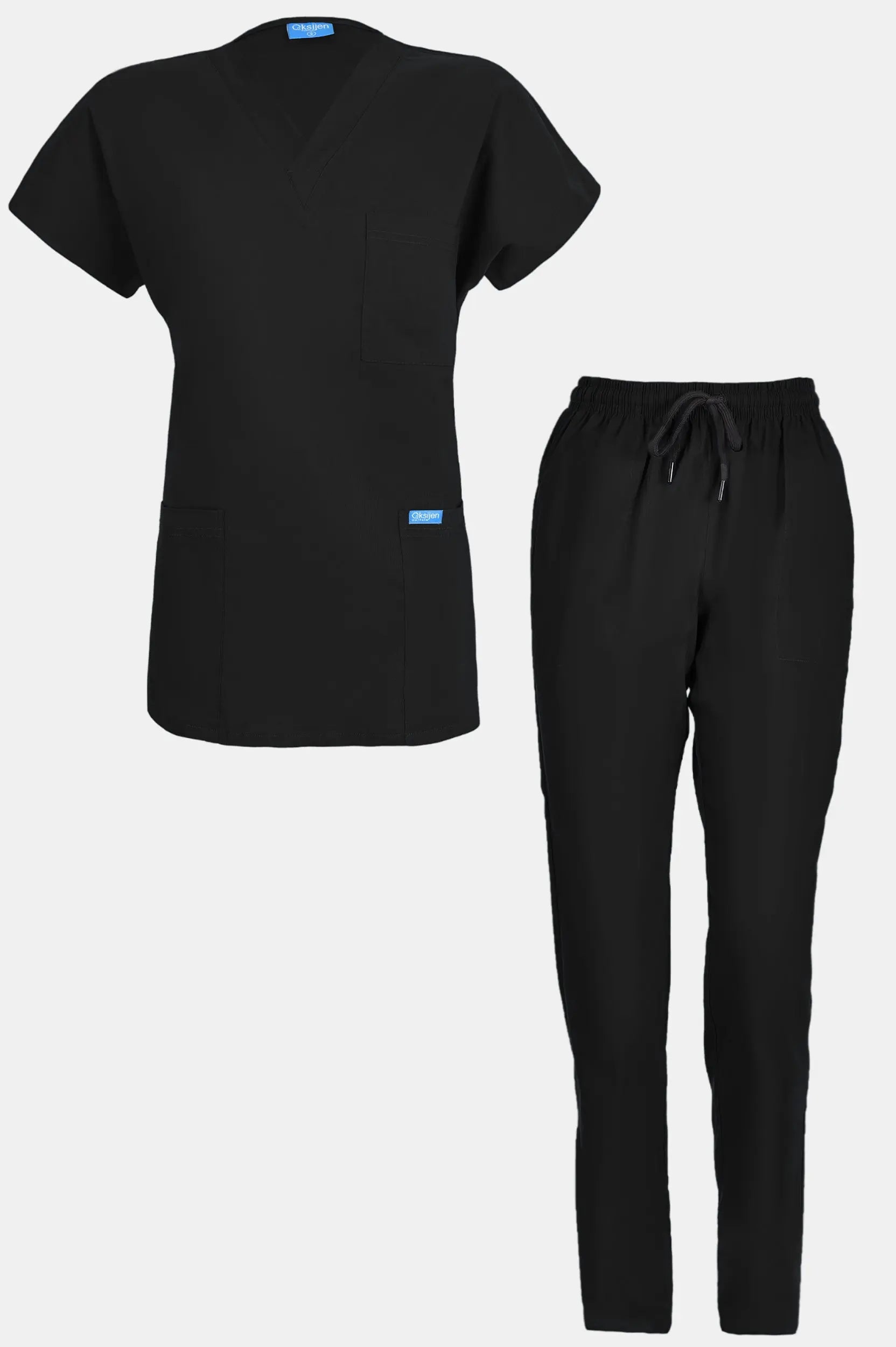 Klasik Premium - Siyah (Unisex Takım) - OksijenUniform