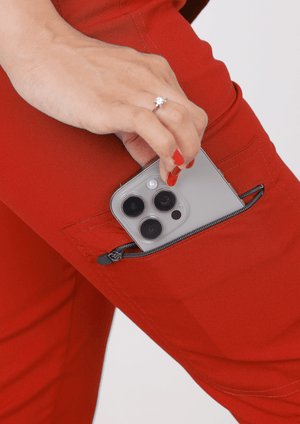 Safir - Kırmızı (Tek Alt & Pantolon) - OksijenUniform