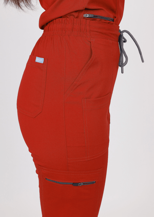 Safir - Kırmızı (Tek Alt & Pantolon) - OksijenUniform