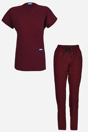 Klasik Premium - Bordo (Unisex Takım) - OksijenUniform