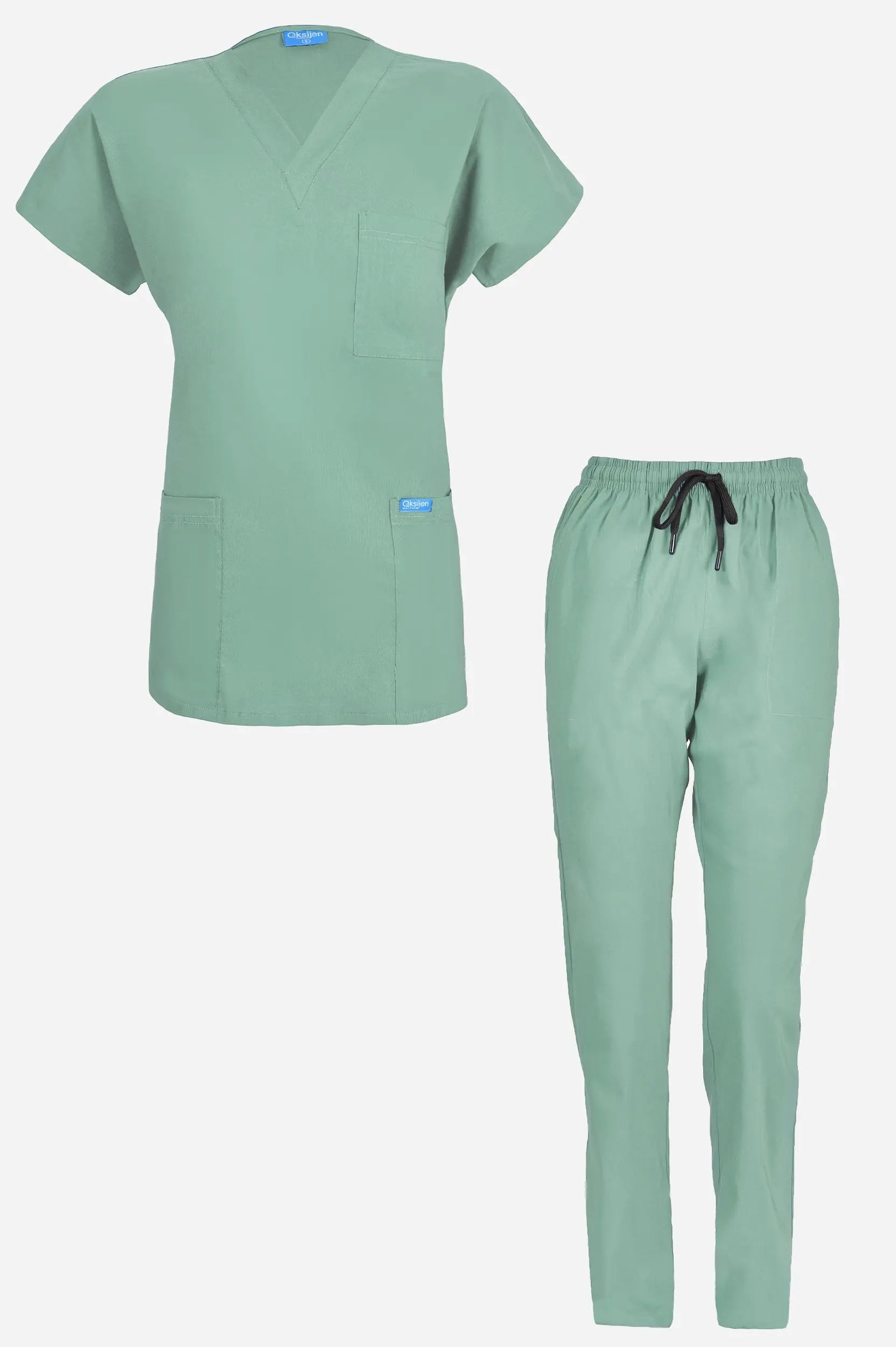 Klasik Premium - Küf Yeşili (Unisex Takım) - OksijenUniform